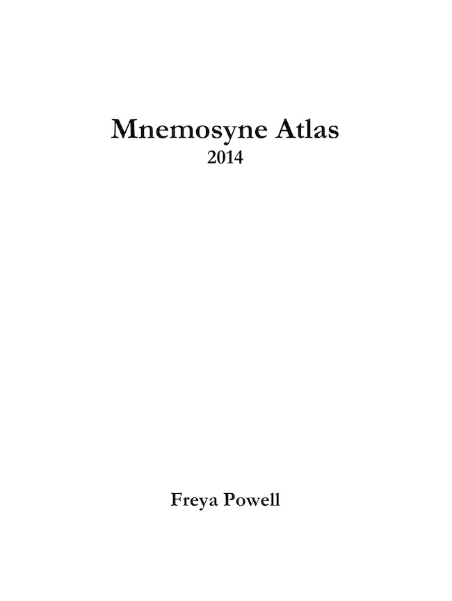 Mnemosyne Atlas 2014